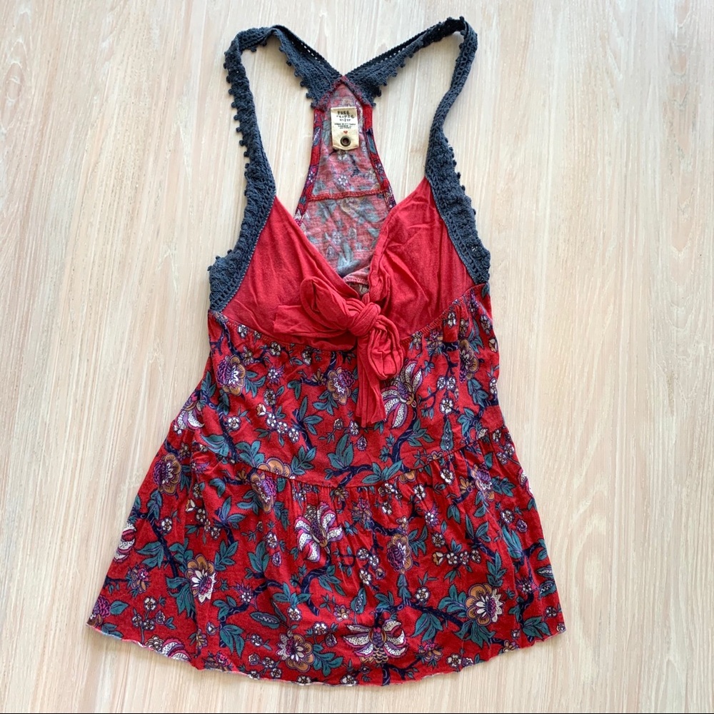 Free People Floral Top Size: XS